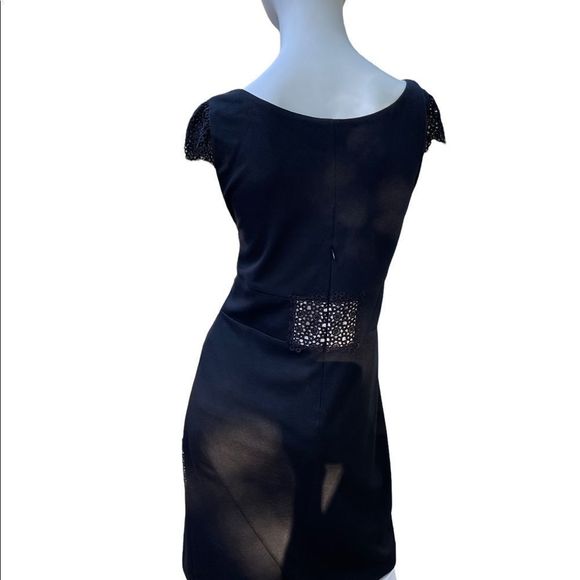 Yoana Baraschi black dress with lace detailing - Picture 4 of 10